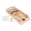 Image de Janod - Jeu de palets en Bois Rétro - Jeux de Société Enfant - Jeu d'Adresse - Apprentissage Stratégie et Concentration - Certifié FSC - Dès 6 Ans, J02081