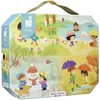 Image de Janod - Puzzle Enfant Les Saisons 36 Pièces - Jeu Educatif Motricité Fine et Concentration - Valisette Poignée - Fabriqué en France et Certifié FSC - Dès 4 Ans, J02602