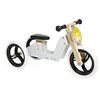 Image de Janod - Draisienne Tricycle Évolutif 2-en-1 en Bois   Siège Réglable et Poignées Ergonomiques   Look Rétro Vintage   Equilibre et Autonomie   Couleur Gris   Dès 18 Mois, J03280