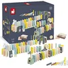 Image de Janod - Dominos en Bois - Collection Sweet Cocoon - Jouet d'Eveil et Premier Age Peint à l'eau - Jouet d'Adresse - Apprentissage Motricité Fine et Concentration - Dès 3 Ans, J04404