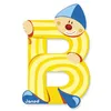 Image de Janod J04543 B Party B004XS8G7O Wooden Clown Letter, Multicolored, one Size