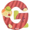 Image de Janod J04548 G Party B004XS8GN8 Wooden Clown Letter, Multicolour, One Size