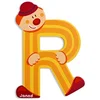 Image de Janod J04559 R B004XS8HR8 Wooden Clown Letter, Multicolour