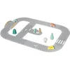 Image de Janod - Circuit Voiture Bolid en Feutrine et Bois FSC - Jouet Premier Age - Circuit Feutrine + 4 Voitures + 5 Accessoires - Dès 2 Ans, J04631