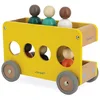 Image de Janod - Bus Scolaire en Bois Massif Bolid - 6 Personnages Inclus - Roues Silencieuses - Imagination et Motricité Fine - Certifié FSC - Peinture à l'eau - Dès 2 Ans, J04635