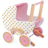 Image de Janod - Landau Candy Chic en Bois - avec Oreiller et Couverture - Roues en Caoutchouc Silencieuses - Système Anti-Bascule Amovible - Accessoires pour Poupons -Dès 18 Mois, J05886