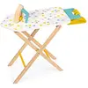 Image de Janod - Table à Repasser Enfant, avec Tablette Coulissante + 1 Fer à Repasser + 3 Cintres - Jouet d’Imitation en Bois - Certifié FSC - 3 à 8 Ans, J06502