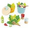 Image de Janod - Ma Salade Composée - Jouet d'Imitation Cuisine et Dinette - 33 Eléments en Bois et Feutrine - Certifié FSC - Peinture à l'eau - Dès 3 Ans, J06595