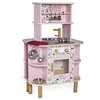 Image de Janod - Cuisine en Bois Enfant Twist - Cuisine Recto Verso - 8 Accessoires Inclus - Four, Boutons Rotatifs, Plaque Sonore - dès 3 Ans, J06616