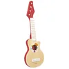 Image de Janod - Guitare Rock en Bois Confetti - Jouet d'Imitation et Éveil Musical - avec 4 Cordes en Plastique + 4 Cordes de Rechange - Dès 3 Ans, J07644