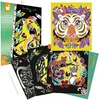 Image de Janod J07891 Party Batman Scratch Art Animals of The World, Multicolor, one Size