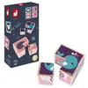 Image de Janod - Mes Premiers Cubes, Bébés Animaux - Puzzle en Bois pour Enfant - Jouet d’Eveil et d’Empilement Premier Âge - Développe la Mémoire - Jouet en Bois - Dès 1 an, J08001