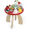 Image de Janod - Table d'activités en Bois Baby Forest - Grand Jouet d'Éveil pour Encastrer, Empiler, Manipuler - avec Labyrinthe, Boulier, Engrenage et 3 Animaux en Bois - Dès 1 an, J08018