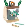 Image de Janod - Jeu d'Equilibre Paresseux en Bois - Jeu d'Adresse - Apprentissage Motricité Fine et Concentration - Certifié FSC - Dès 3 Ans, J08046