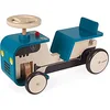 Image de Janod - Porteur Enfant Tracteur - Jouet en Bois - Volant Directionnel, Klaxon et Attache-Remorque Intégrés - Roues Silencieuses - De 18 Mois à 36 Mois, J08053