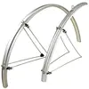 Image de Motodak Garde Boue Route 700 stronglight a tringles stronglight 35mm Argent (pr)