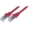 Image de MCL Cordon de raccordement RJ-45 (M) RJ-45 (M) 50 cm FTP ( CAT 6 ) rouge