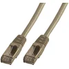 Image de MCL Samar FCC6ABM-0.5M Cordon de brassage RJ45 CAT6 A F/UTP 50cm Gris