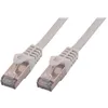 Image de MCL SAMAR Cordon de raccordement Eco - RJ-45 (M) pour RJ-45 (M) - 2 m - Paire torsadée écrantée (F/UTP) - CAT 6 - Gris