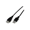 Image de Rallonge USB 2.0 type A - MCL SAMAR - 3 m - Noir
