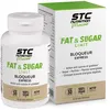 Image de STC NUTRITION - Fat & Sugar Limit - Complément alimentaire anti-sucres & graisses - Réduit l'absorption des calories - Aide au contrôle du poids - Formule vegan - 60 gélules végétales - Cure 30 jours