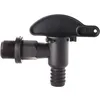 Image de Belli - Robinet de puisage pour réserves d'eau - Robinet gros debit joint plat noir 1" (26/34) pour récupérateur d'eau