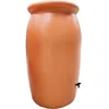 Image de Récupérateur deau TOSCAN - Plastique - Couleur terre cuite - Ø100 x H210 cm - 2000L - BELLI
