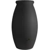 Image de Récupérateur à eau Jarre Toscan 1000L anthracite - couvercle, robinet et kit chéneau