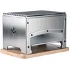 Image de TELLIER - Combiné Brasero et reblochon en inox 33x22 cm