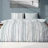 Image de Housse de Couette 240x260 + 2 taies d'oreiller 63x63 Lyocell et Coton Calanque