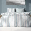 Image de Home Collection - Parure housse de couette Calanque blanche 260x240 cm