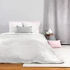 Image de My Home Collection - Parure housse de couette 100% Gaze de Coton blanche 240x220 cm