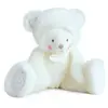 Image de Doudou et Compagnie - Peluche Ourson - 30 cm - Blanc - Trop Mimi - DC3556