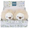 Image de Doudou et Compagnie - Chaussons - Lion - 0-6 mois - Blanc - Idée Cadeau De Naissance - Bébé & Moi- Unicef - DC3999