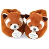 Image de Doudou et Compagnie - Chaussons Panda Roux 0-6 mois - Unicef orange OS