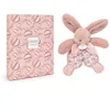 Image de Doudou et Compagnie - LAPIN DOUDOU - Peluche Doudou Lapin - Rose - 18 cm - Pour Enfants Filles et Garçons dès la Naissance - Boîte Cadeau Incluse pour Offrir - Garantie Doudou Perdu - DC4153
