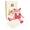 Image de Doudou et Compagnie - Peluche renard rose - 25 cm OS