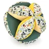 Image de Doudou et Compagnie   BOH’Aime Balle Sensorielle Lion   Balle Montessori Tissu Imprimé Fleuri   Développement Éveil Sensoriel Bébé   Ultra Douce   Dès la Naissance - DC4227