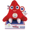 Image de Doudou et Compagnie - Peluche Mascotte Officielle JO - Fabriquée En France - 30 cm - Jeux Olympiques Paris 2024 - Peluche Articulée Extra Douce - Forme Bonnet Phrygien - Cadeau Naissance - JO2405