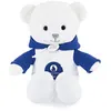 Image de Peluche Doudou et Compagnie Ours Paris 2024 Blanc sweat à capuche bleu JO Paris 2024 en occasion ou reconditionné