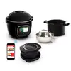 Image de Cookeo MOULINEX YY5479FB noir Touch Wifi 6 L, 3 modes de cuisson + Extra Crisp