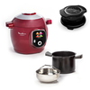 Image de Multicuiseur Cookeo connecté YY5571FB + Extra Crisp - Rouge MOULINEX