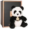 Image de Doudou et Compagnie - Panda Noir Et Blanc PM 20 cm - Les Authentiques OS
