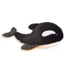 Image de Histoire d'Ours - Peluche Poisson - Peluche Orque - 40 cm - Blanc/Noir - Idée Cadeau - Trésors Marins - HO3035