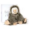 Image de Histoire d'Ours - Peluche Singe - 30 cm - Gris/Blanc - Cadeau - Décoration Chambre - Capucin Le Singe - Dans La Forêt - HO3046