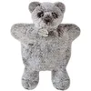 Image de Histoire d'Ours - Doudou Marionnette - Doudou Ours - 25 cm - Gris - Cadeau Naissance - Sweety Mousse Marionnettes - Fidèles Compagnons - HO3083