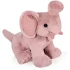 Image de HISTOIRE D'OURS - Peluche Doudou Eléphant - Rose - 35 cm - Collection Preppy Chic - Idée Cadeau Enfants ou Naissance pour Bébé - Doudou Original & Très Doux - HO3143