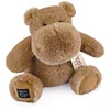 Image de Histoire d'Ours - Peluche Hippopotame - Hippo - Chocolat chaud - 25 Cm - Peluche Douce et Mignonne pour les Calins - Idée Cadeau de Naissance et Anniversaire pour Fille et Garçon - L'HIPPO - HO3203