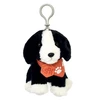Image de Doudou et Compagnie - SPA - Porte-Clés Bijou De Sac Chien Noir Blanc PM 13 cm OS
