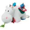 Image de oxybul | Peluche d'activités Axel l'hippo | Naissance - 3 Ans